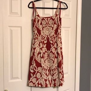 Ann Taylor red floral dress